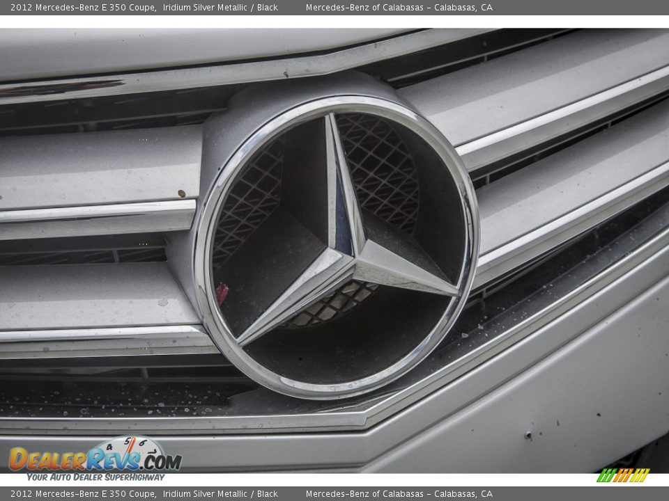 2012 Mercedes-Benz E 350 Coupe Iridium Silver Metallic / Black Photo #27