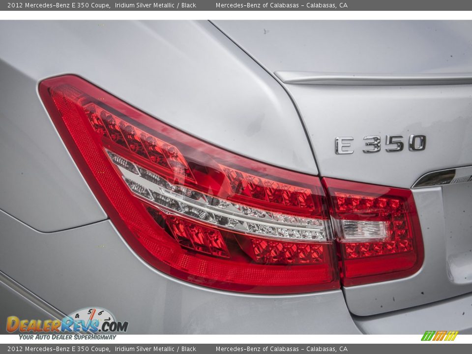 2012 Mercedes-Benz E 350 Coupe Iridium Silver Metallic / Black Photo #28