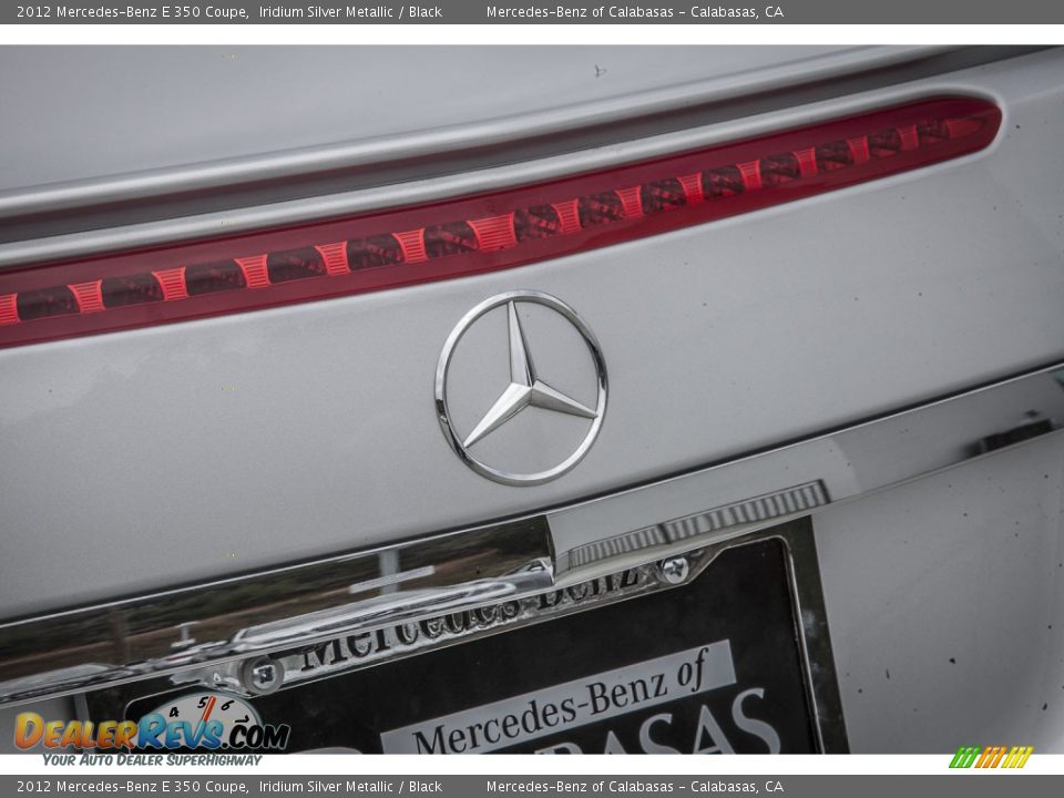 2012 Mercedes-Benz E 350 Coupe Iridium Silver Metallic / Black Photo #29