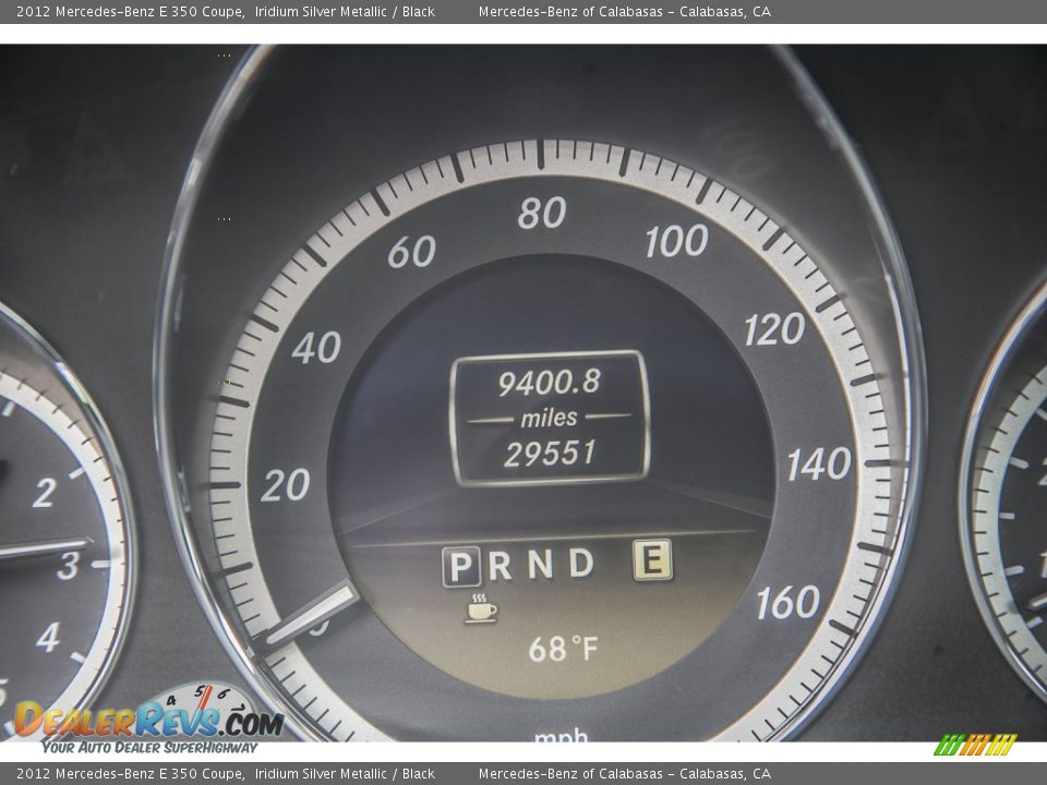 2012 Mercedes-Benz E 350 Coupe Iridium Silver Metallic / Black Photo #30