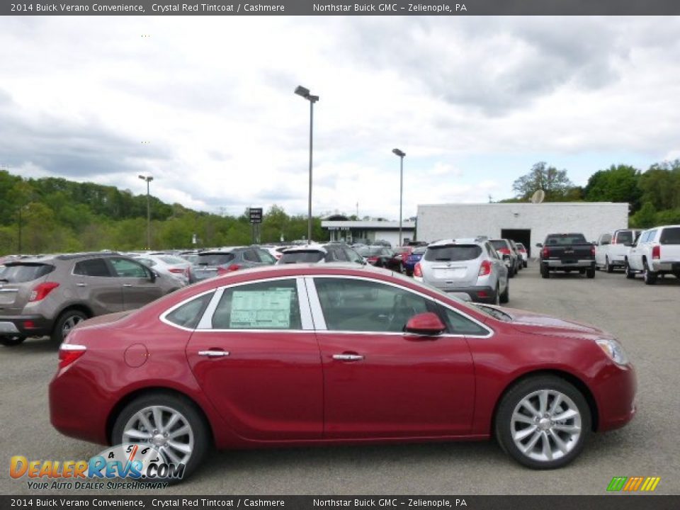 2014 Buick Verano Convenience Crystal Red Tintcoat / Cashmere Photo #4