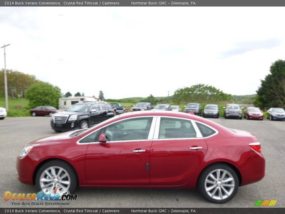 2014 Buick Verano Convenience Crystal Red Tintcoat / Cashmere Photo #8