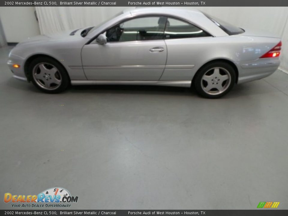 2002 Mercedes-Benz CL 500 Brilliant Silver Metallic / Charcoal Photo #4
