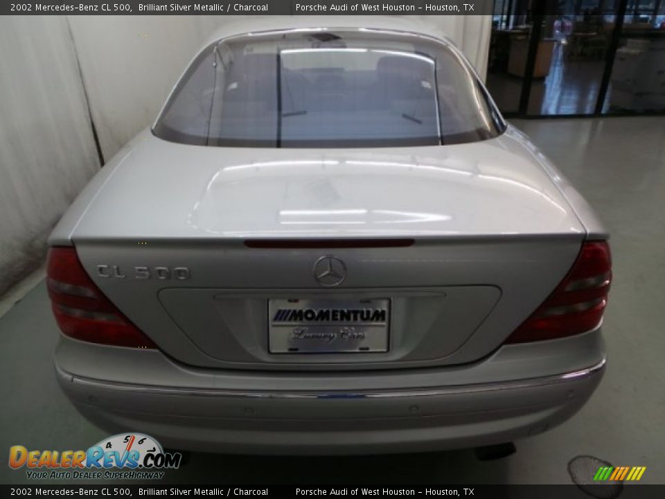 2002 Mercedes-Benz CL 500 Brilliant Silver Metallic / Charcoal Photo #5