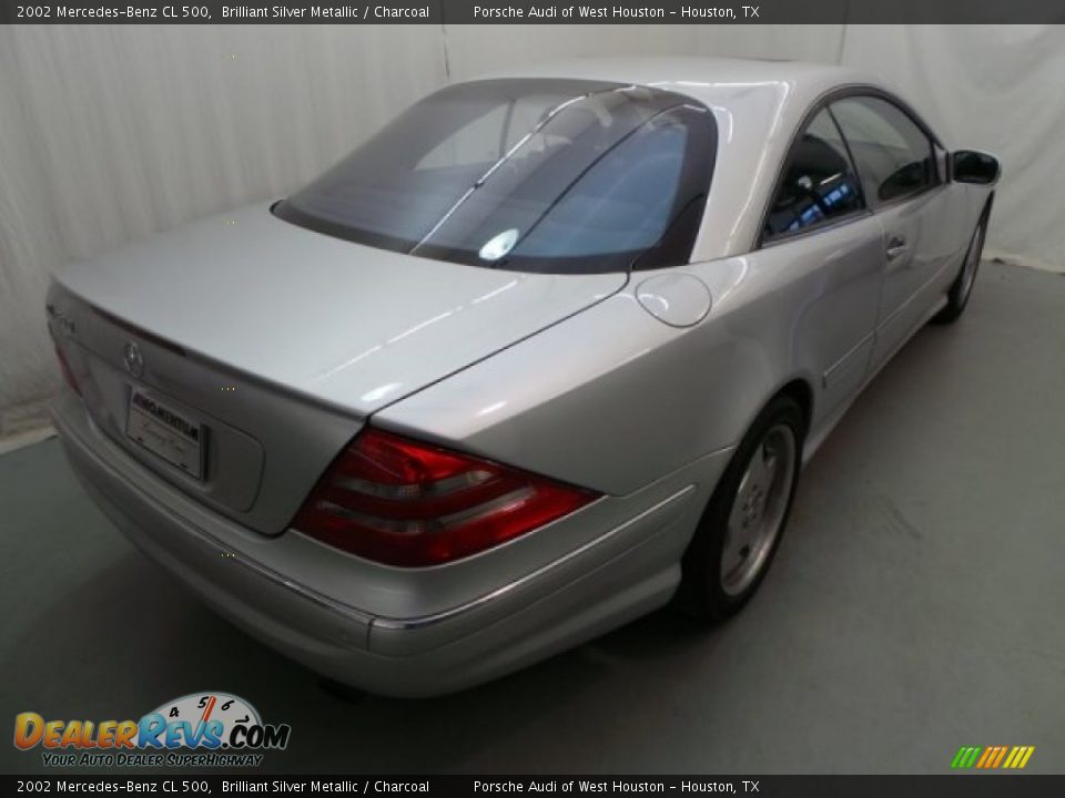 2002 Mercedes-Benz CL 500 Brilliant Silver Metallic / Charcoal Photo #6