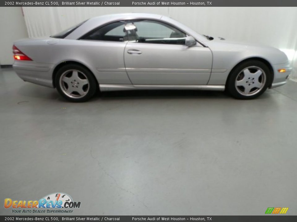 2002 Mercedes-Benz CL 500 Brilliant Silver Metallic / Charcoal Photo #7