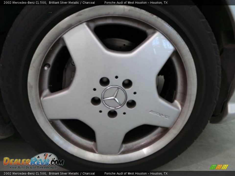 2002 Mercedes-Benz CL 500 Brilliant Silver Metallic / Charcoal Photo #8