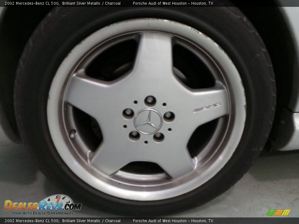 2002 Mercedes-Benz CL 500 Brilliant Silver Metallic / Charcoal Photo #9
