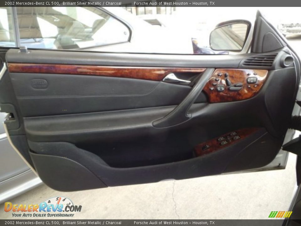 2002 Mercedes-Benz CL 500 Brilliant Silver Metallic / Charcoal Photo #12