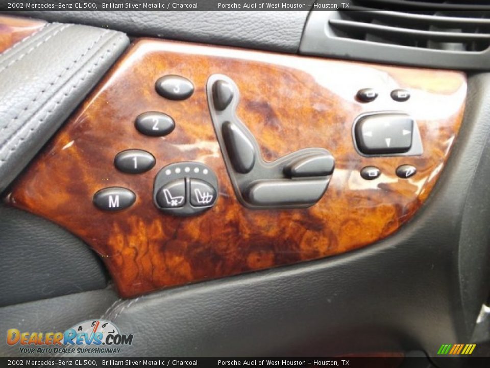 2002 Mercedes-Benz CL 500 Brilliant Silver Metallic / Charcoal Photo #13