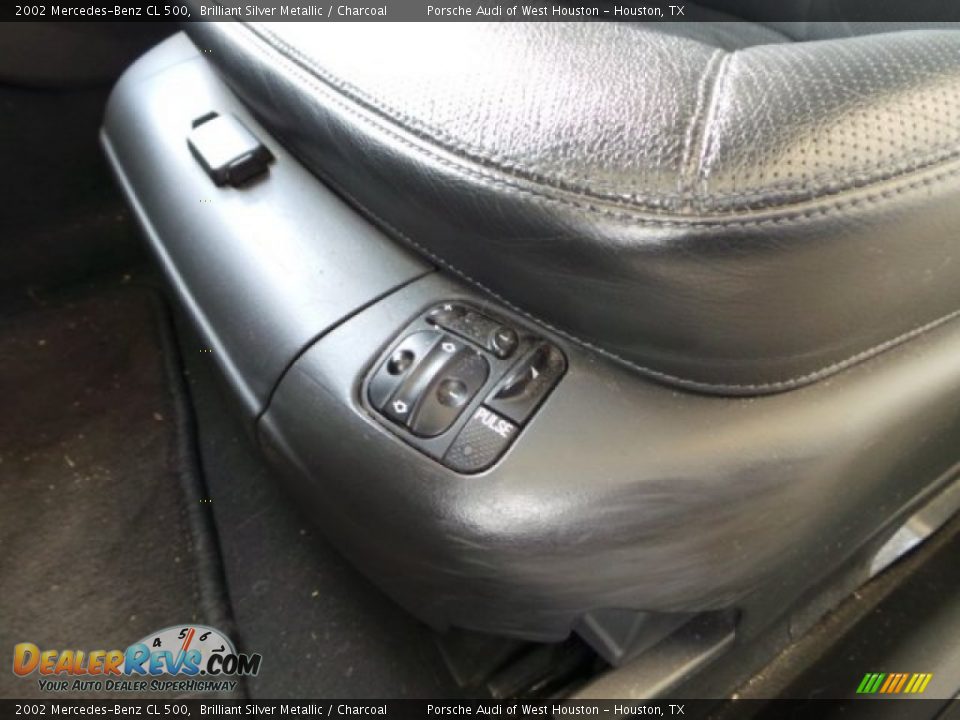 2002 Mercedes-Benz CL 500 Brilliant Silver Metallic / Charcoal Photo #16
