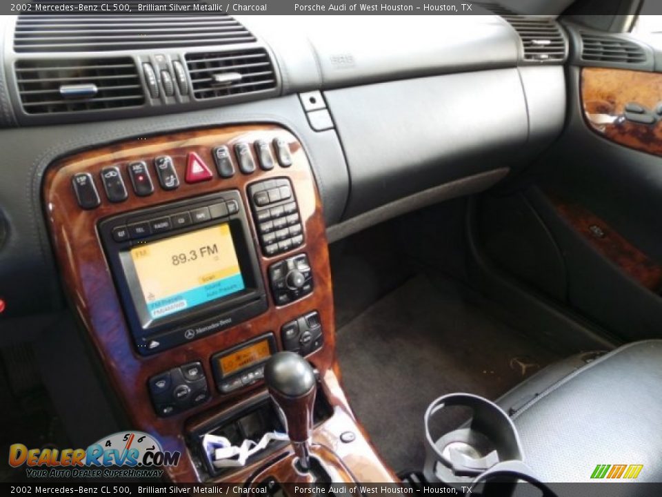 2002 Mercedes-Benz CL 500 Brilliant Silver Metallic / Charcoal Photo #17