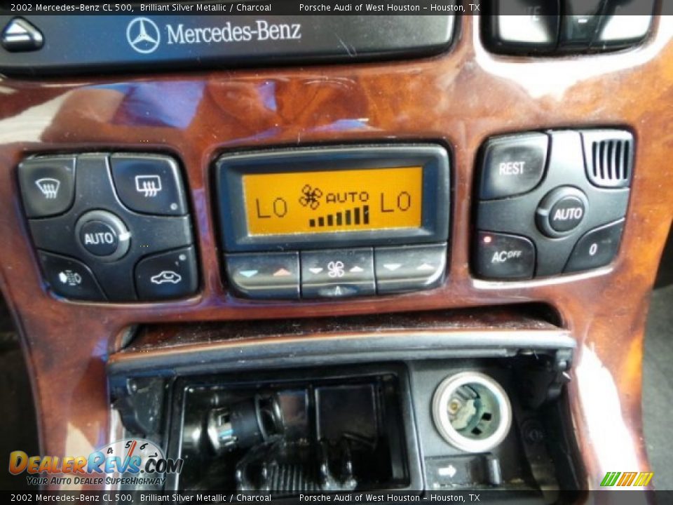 2002 Mercedes-Benz CL 500 Brilliant Silver Metallic / Charcoal Photo #23