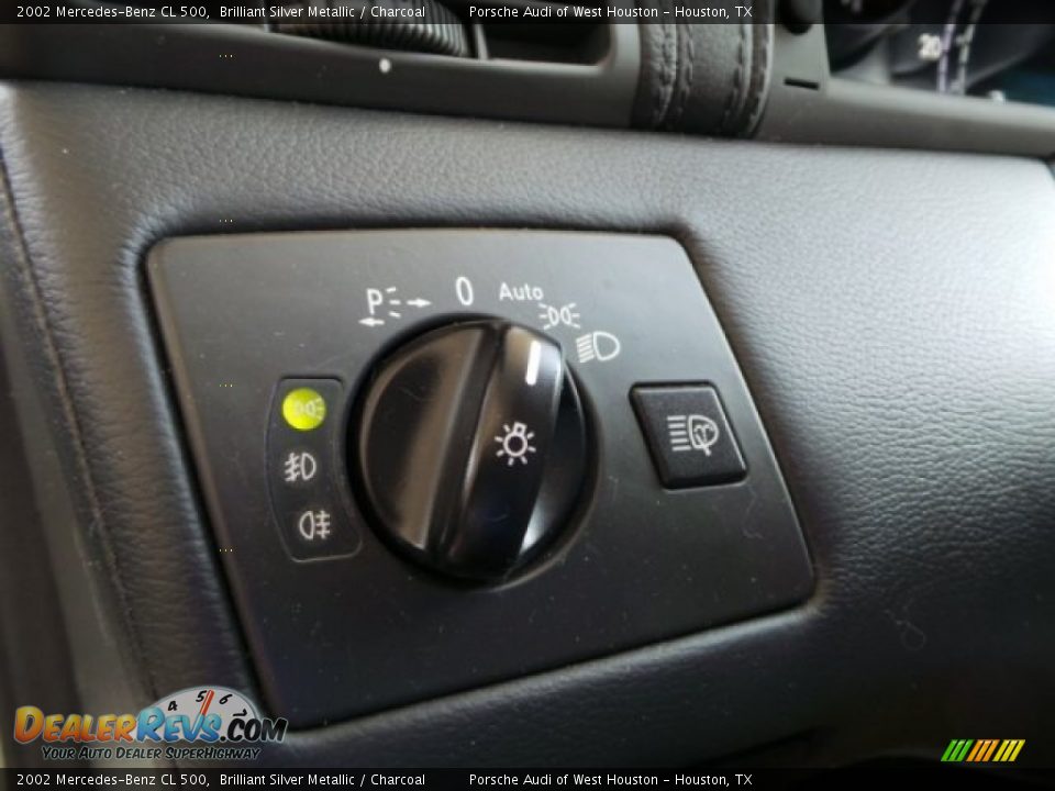 2002 Mercedes-Benz CL 500 Brilliant Silver Metallic / Charcoal Photo #26