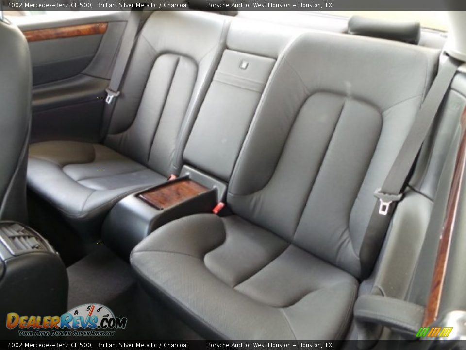 2002 Mercedes-Benz CL 500 Brilliant Silver Metallic / Charcoal Photo #27