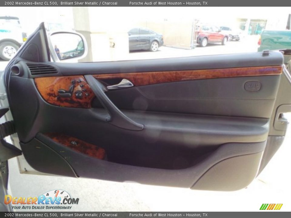 2002 Mercedes-Benz CL 500 Brilliant Silver Metallic / Charcoal Photo #29