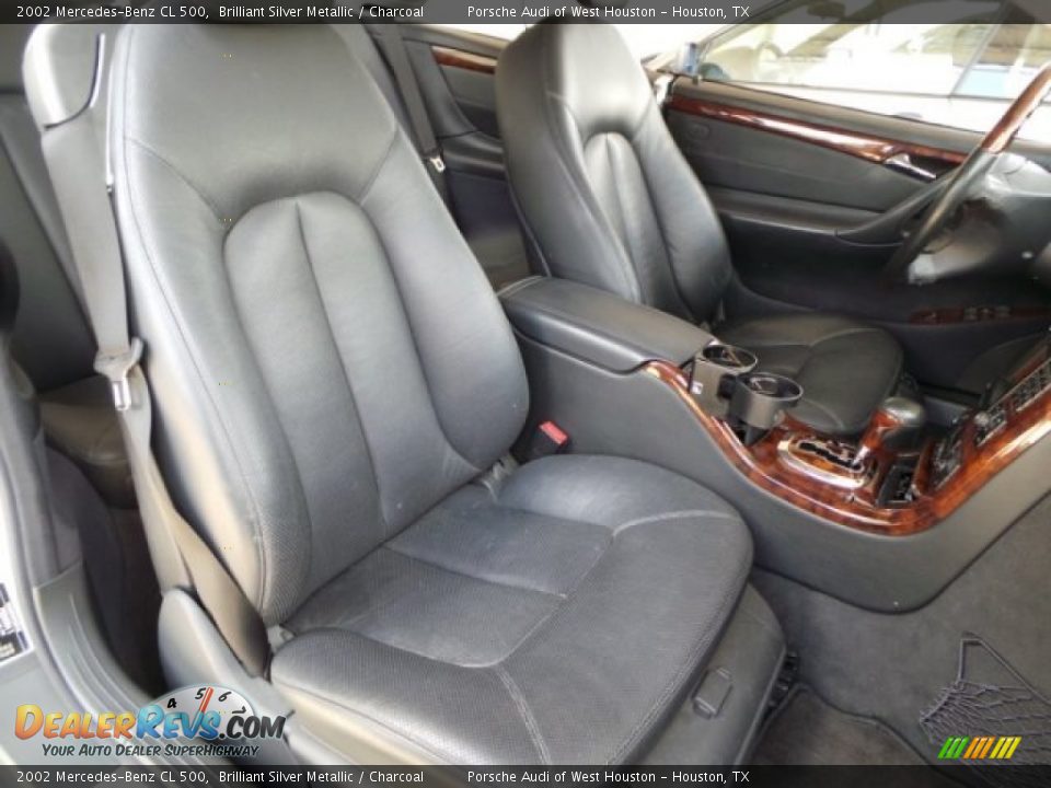 2002 Mercedes-Benz CL 500 Brilliant Silver Metallic / Charcoal Photo #31