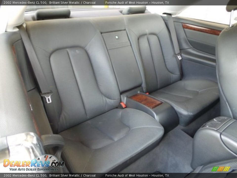 2002 Mercedes-Benz CL 500 Brilliant Silver Metallic / Charcoal Photo #32