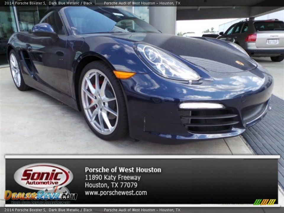 2014 Porsche Boxster S Dark Blue Metallic / Black Photo #1