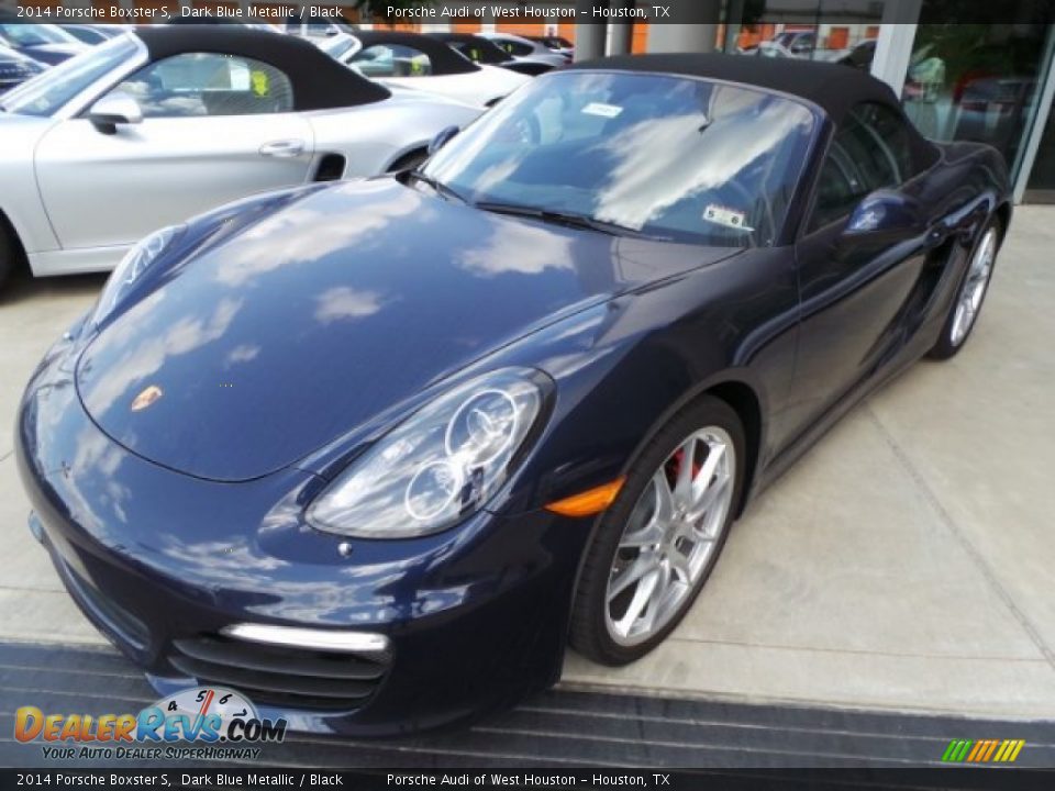 2014 Porsche Boxster S Dark Blue Metallic / Black Photo #3
