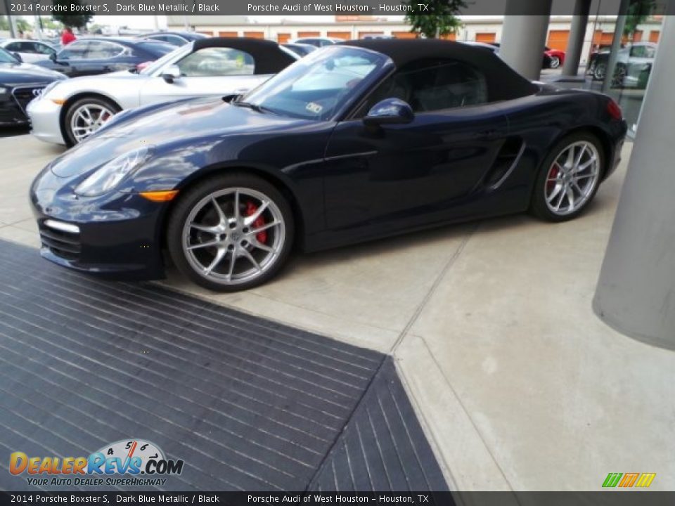 2014 Porsche Boxster S Dark Blue Metallic / Black Photo #4