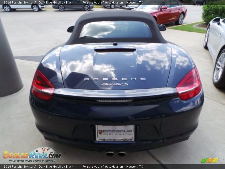 2014 Porsche Boxster S Dark Blue Metallic / Black Photo #6