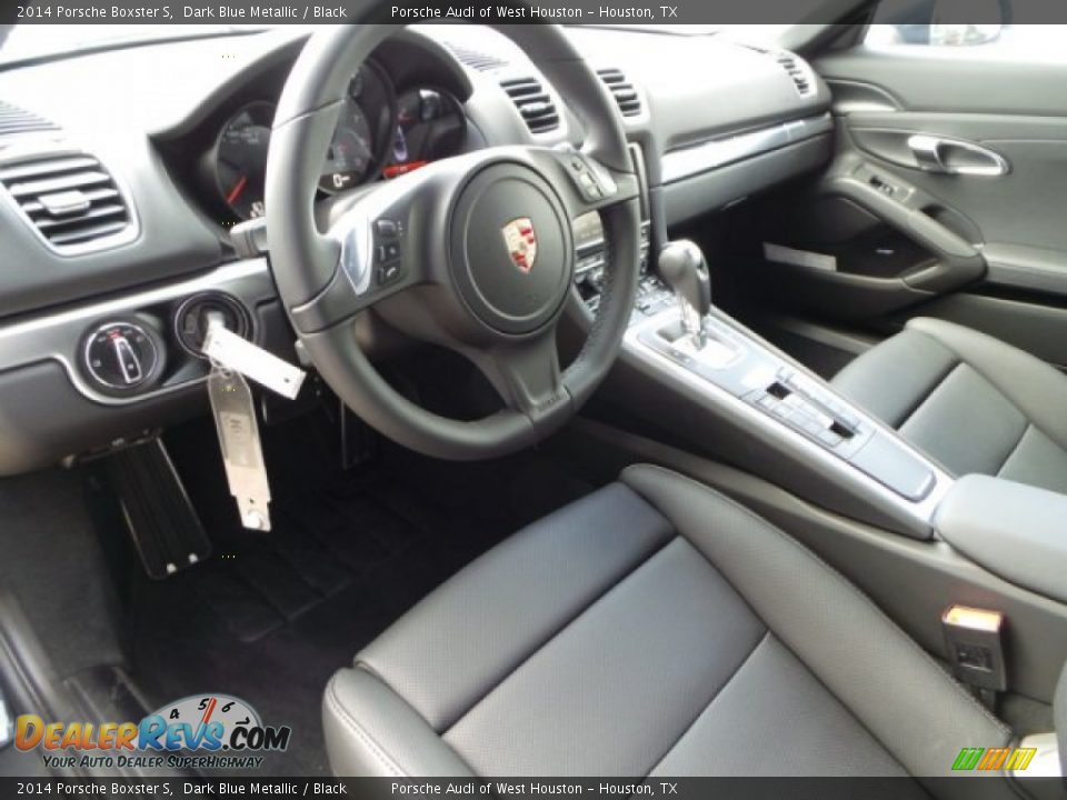 2014 Porsche Boxster S Dark Blue Metallic / Black Photo #10