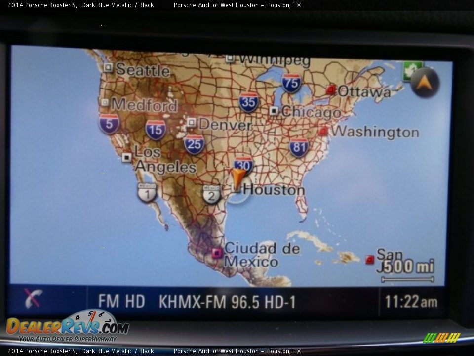 2014 Porsche Boxster S Dark Blue Metallic / Black Photo #16