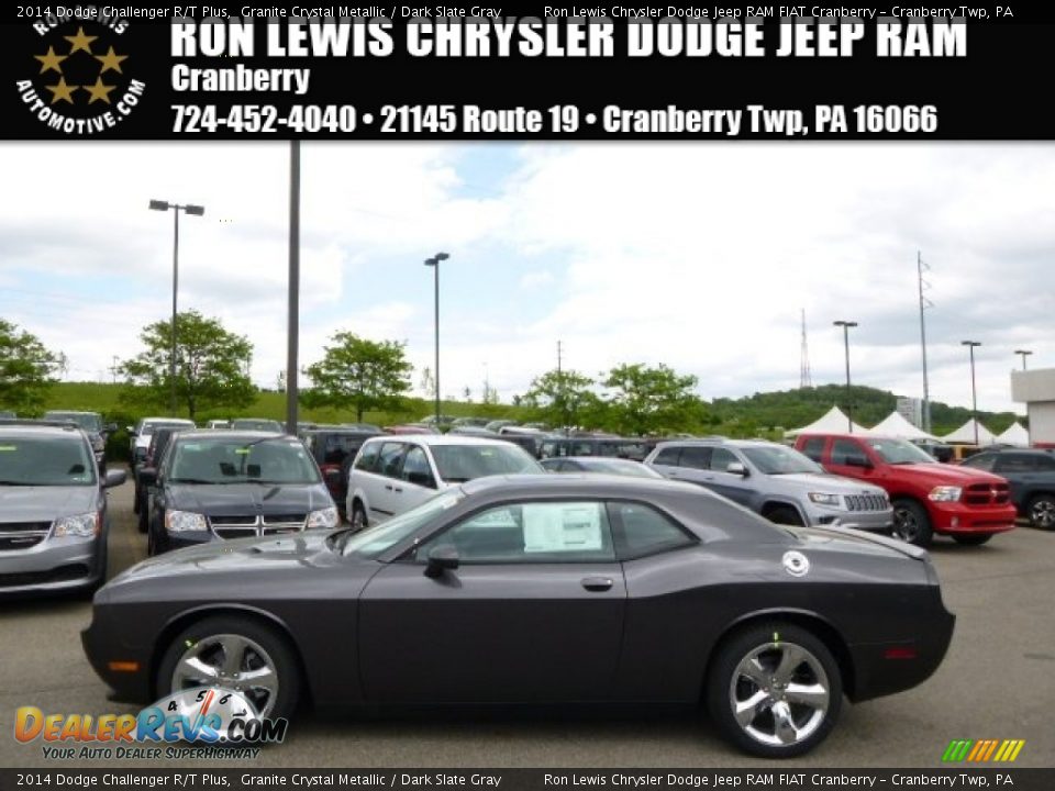2014 Dodge Challenger R/T Plus Granite Crystal Metallic / Dark Slate Gray Photo #1
