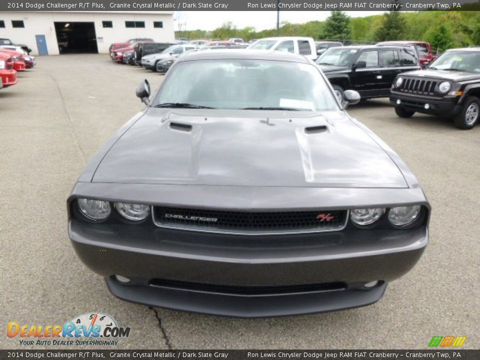 2014 Dodge Challenger R/T Plus Granite Crystal Metallic / Dark Slate Gray Photo #3