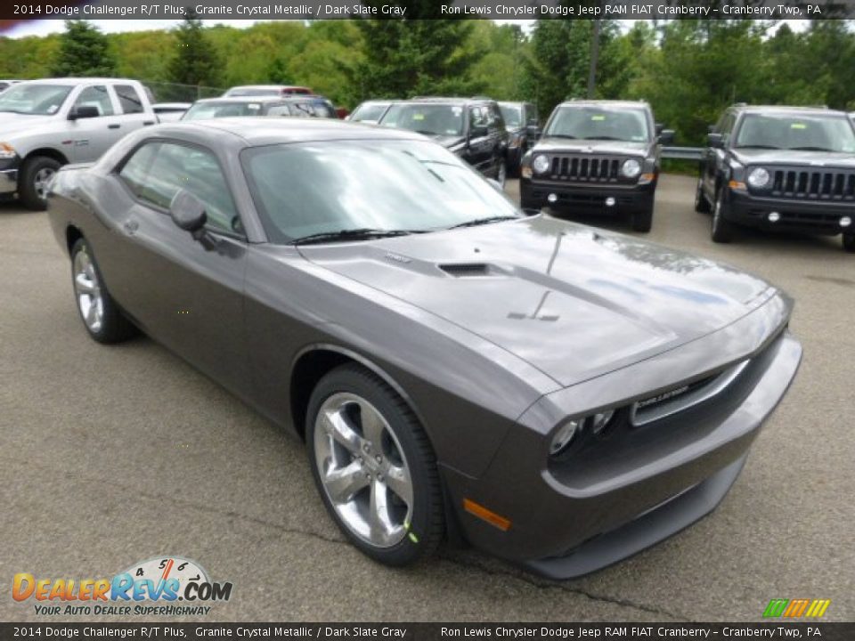 2014 Dodge Challenger R/T Plus Granite Crystal Metallic / Dark Slate Gray Photo #4