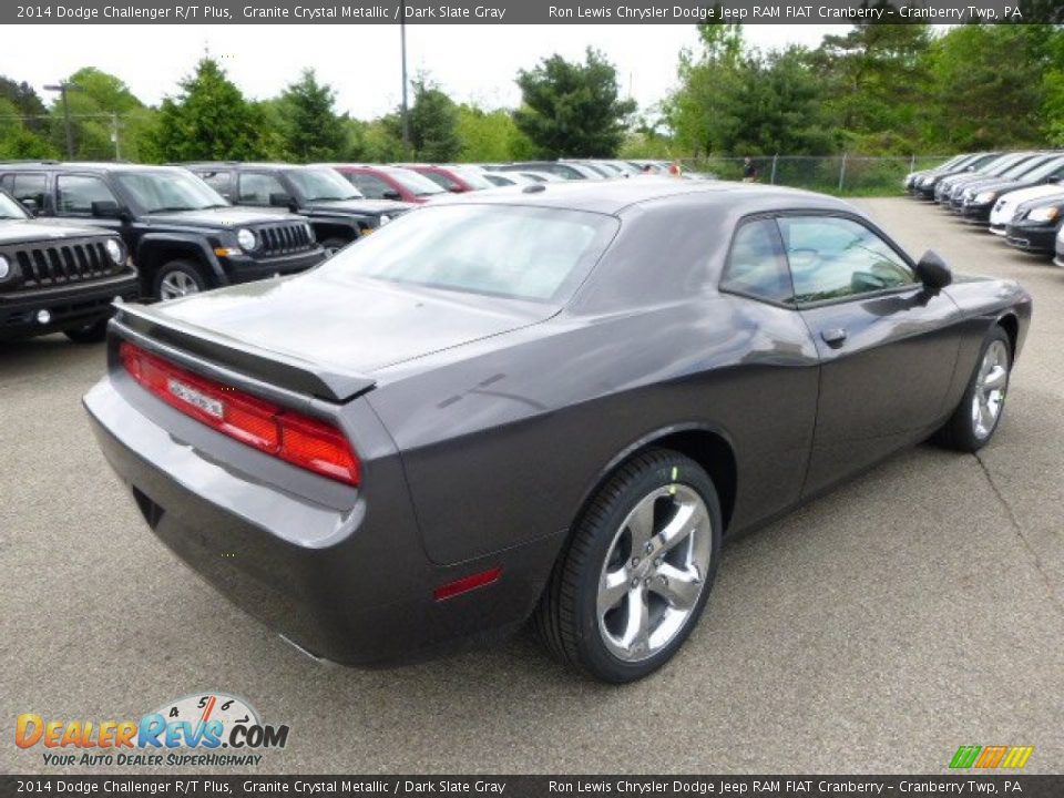 2014 Dodge Challenger R/T Plus Granite Crystal Metallic / Dark Slate Gray Photo #6