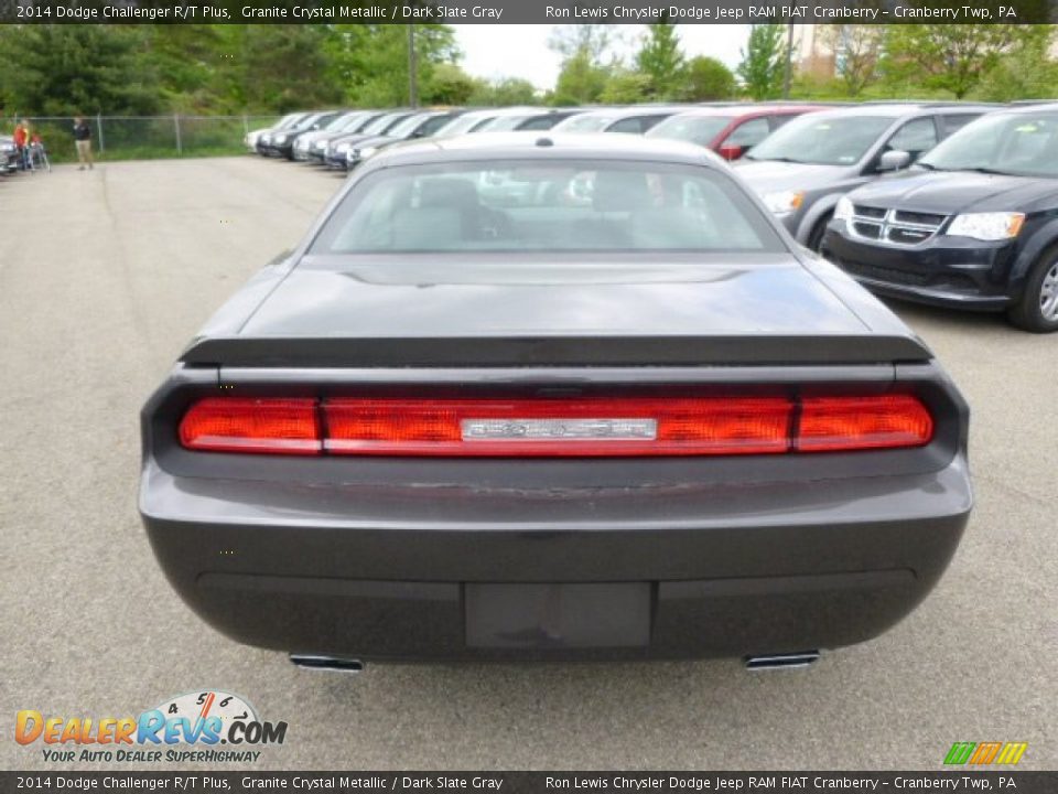 2014 Dodge Challenger R/T Plus Granite Crystal Metallic / Dark Slate Gray Photo #7