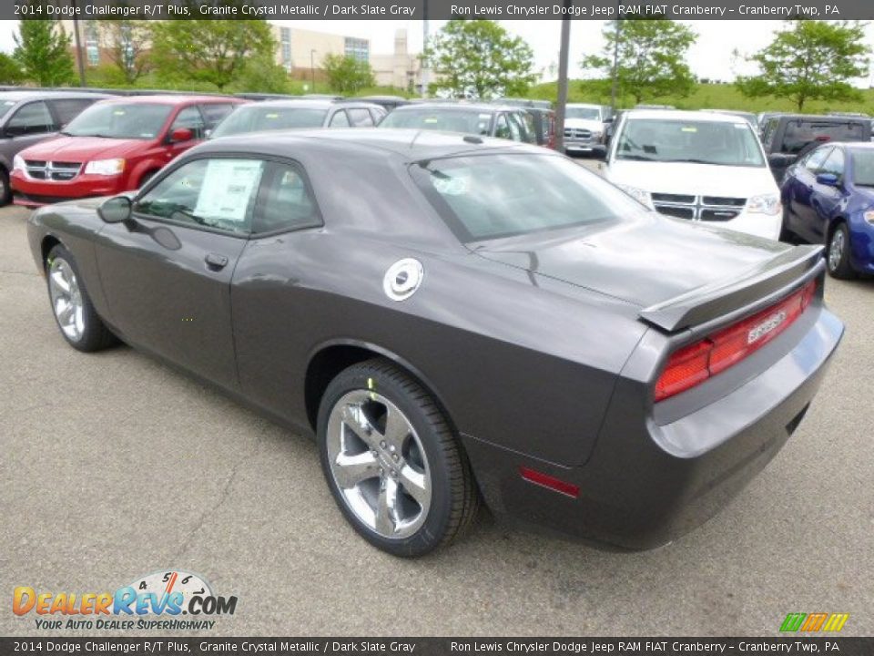 2014 Dodge Challenger R/T Plus Granite Crystal Metallic / Dark Slate Gray Photo #8