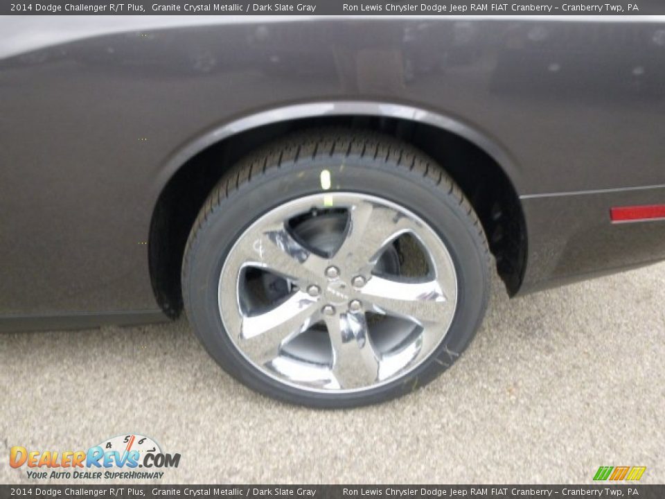 2014 Dodge Challenger R/T Plus Granite Crystal Metallic / Dark Slate Gray Photo #9