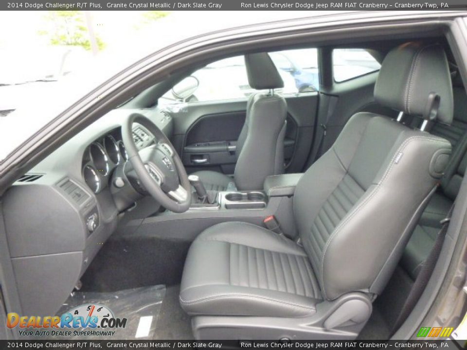2014 Dodge Challenger R/T Plus Granite Crystal Metallic / Dark Slate Gray Photo #10