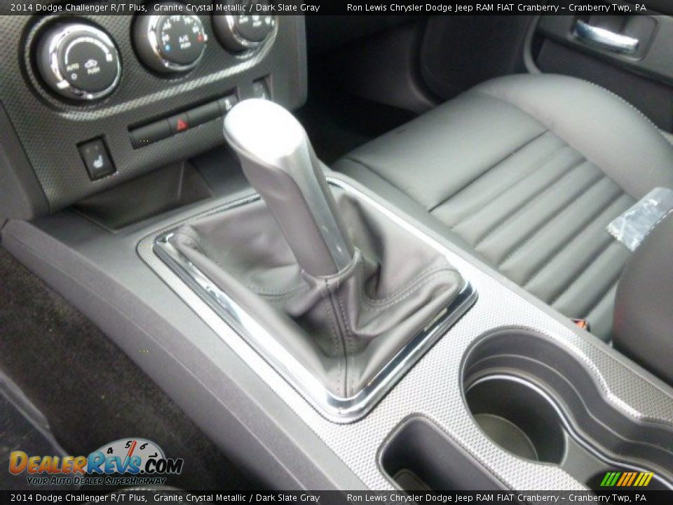 2014 Dodge Challenger R/T Plus Granite Crystal Metallic / Dark Slate Gray Photo #17