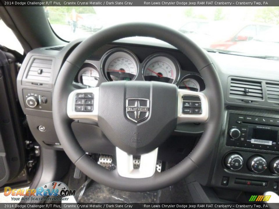 2014 Dodge Challenger R/T Plus Granite Crystal Metallic / Dark Slate Gray Photo #19