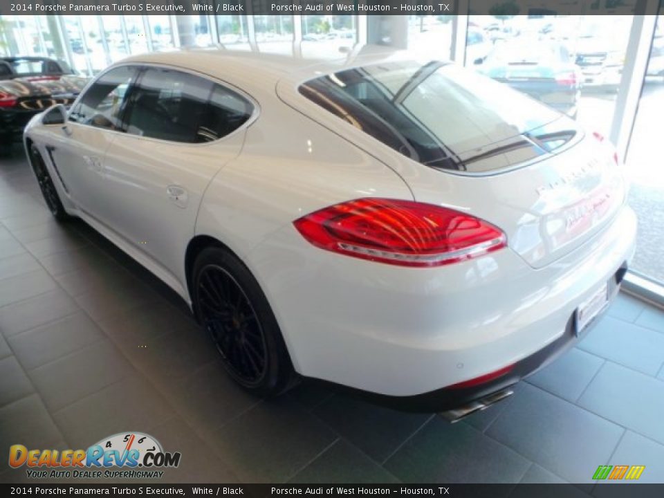 2014 Porsche Panamera Turbo S Executive White / Black Photo #4