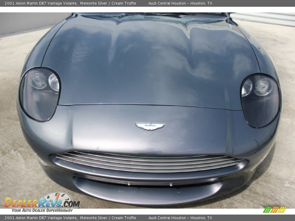 2001 Aston Martin DB7 Vantage Volante Meteorite Silver / Cream Truffle Photo #2