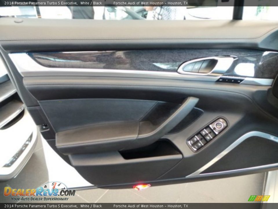 2014 Porsche Panamera Turbo S Executive White / Black Photo #7