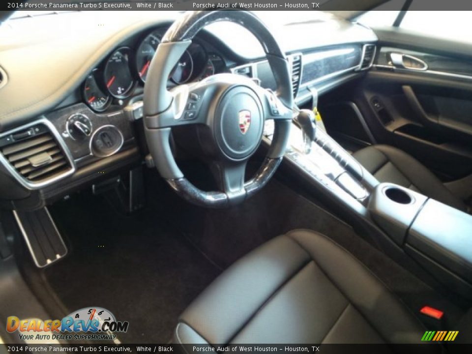 2014 Porsche Panamera Turbo S Executive White / Black Photo #8