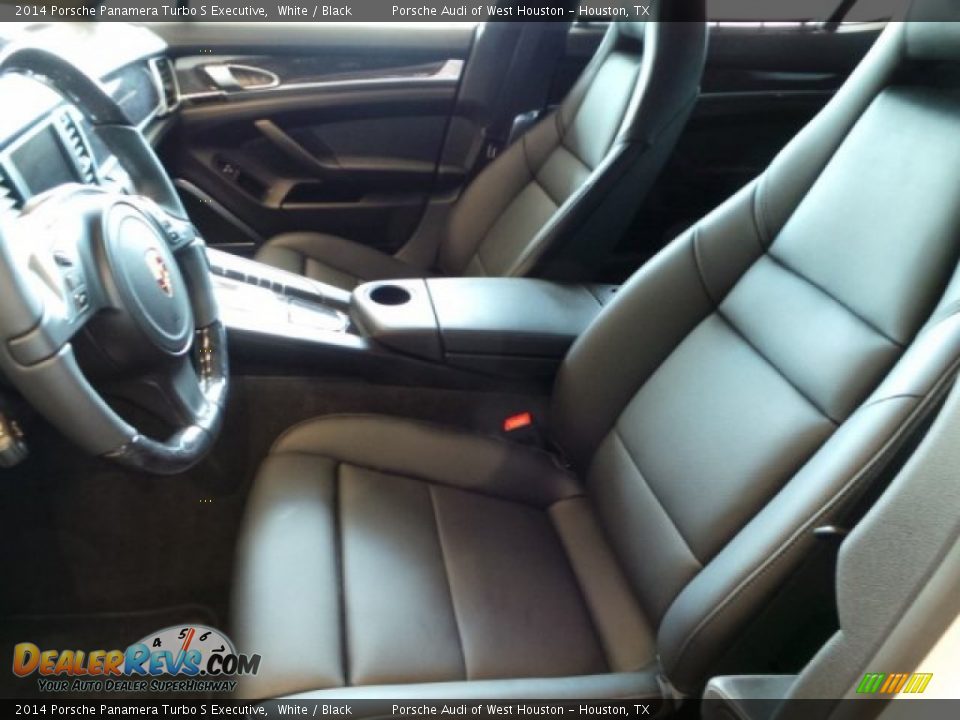 2014 Porsche Panamera Turbo S Executive White / Black Photo #9