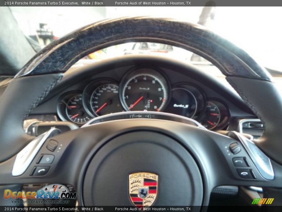 2014 Porsche Panamera Turbo S Executive White / Black Photo #17