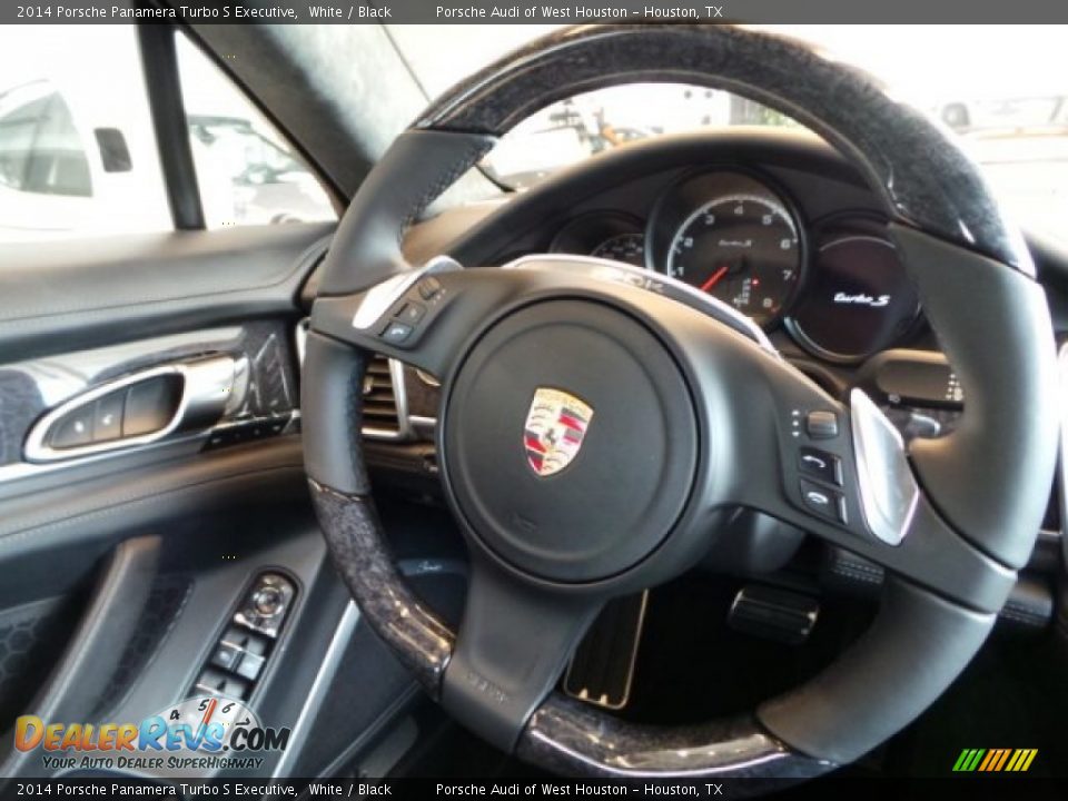 2014 Porsche Panamera Turbo S Executive Steering Wheel Photo #25