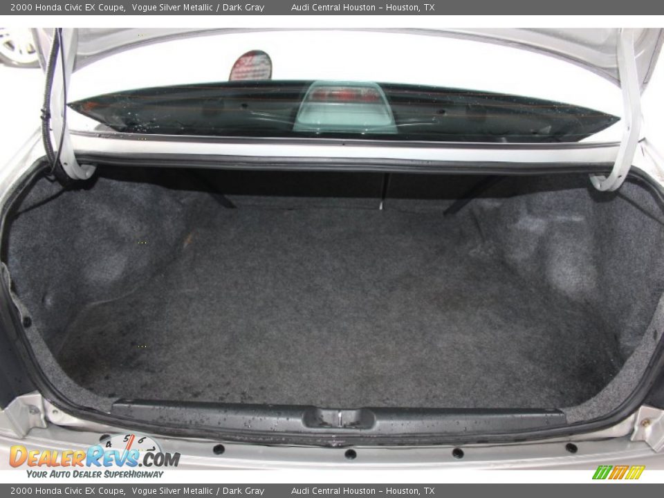 2000 Honda Civic EX Coupe Vogue Silver Metallic / Dark Gray Photo #21