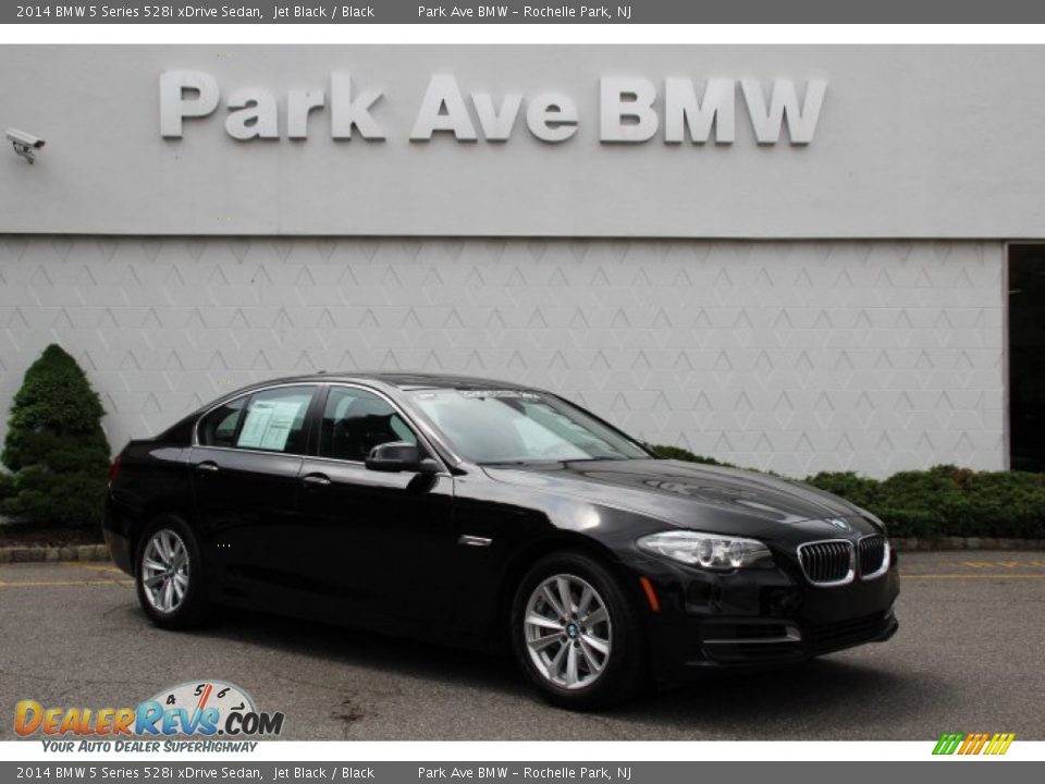2014 BMW 5 Series 528i xDrive Sedan Jet Black / Black Photo #1