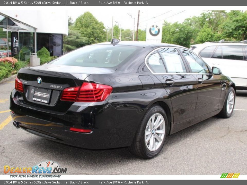 2014 BMW 5 Series 528i xDrive Sedan Jet Black / Black Photo #3