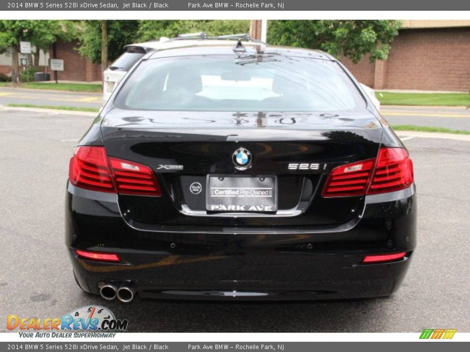 2014 BMW 5 Series 528i xDrive Sedan Jet Black / Black Photo #4