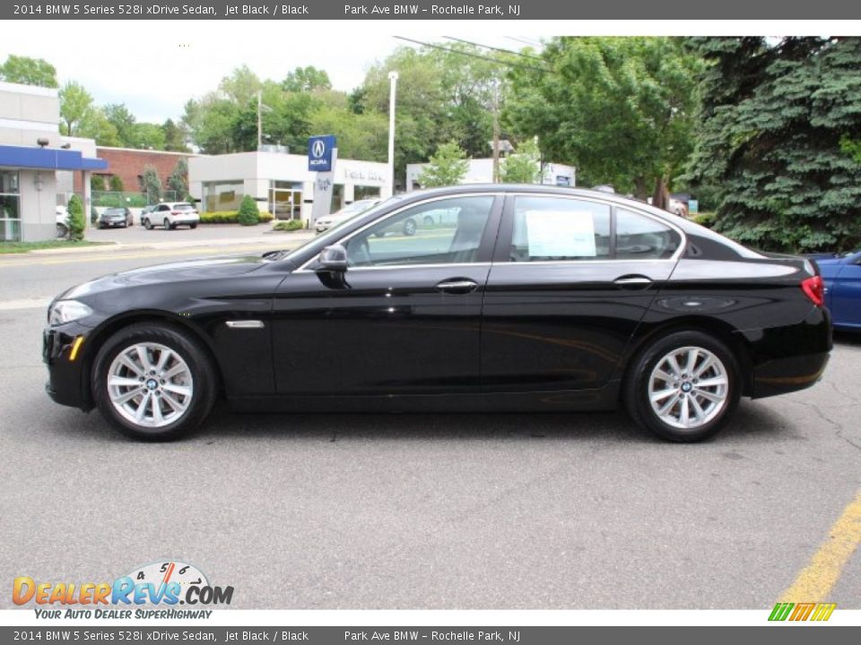 2014 BMW 5 Series 528i xDrive Sedan Jet Black / Black Photo #5